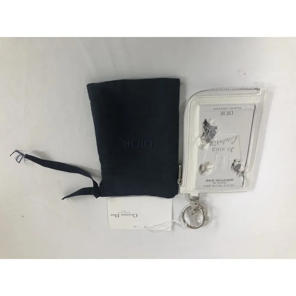 NWT Christian Dior x Daniel Arsham Eroded Keyring Zip Wallet *Limited Edition*